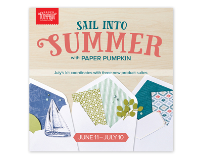 This summer why not sail away to the island of your dreams with Stampin’ Up! and Paper Pumpkin