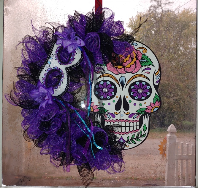Day 3 Day of the Dead/Sugar Skull Wreaths