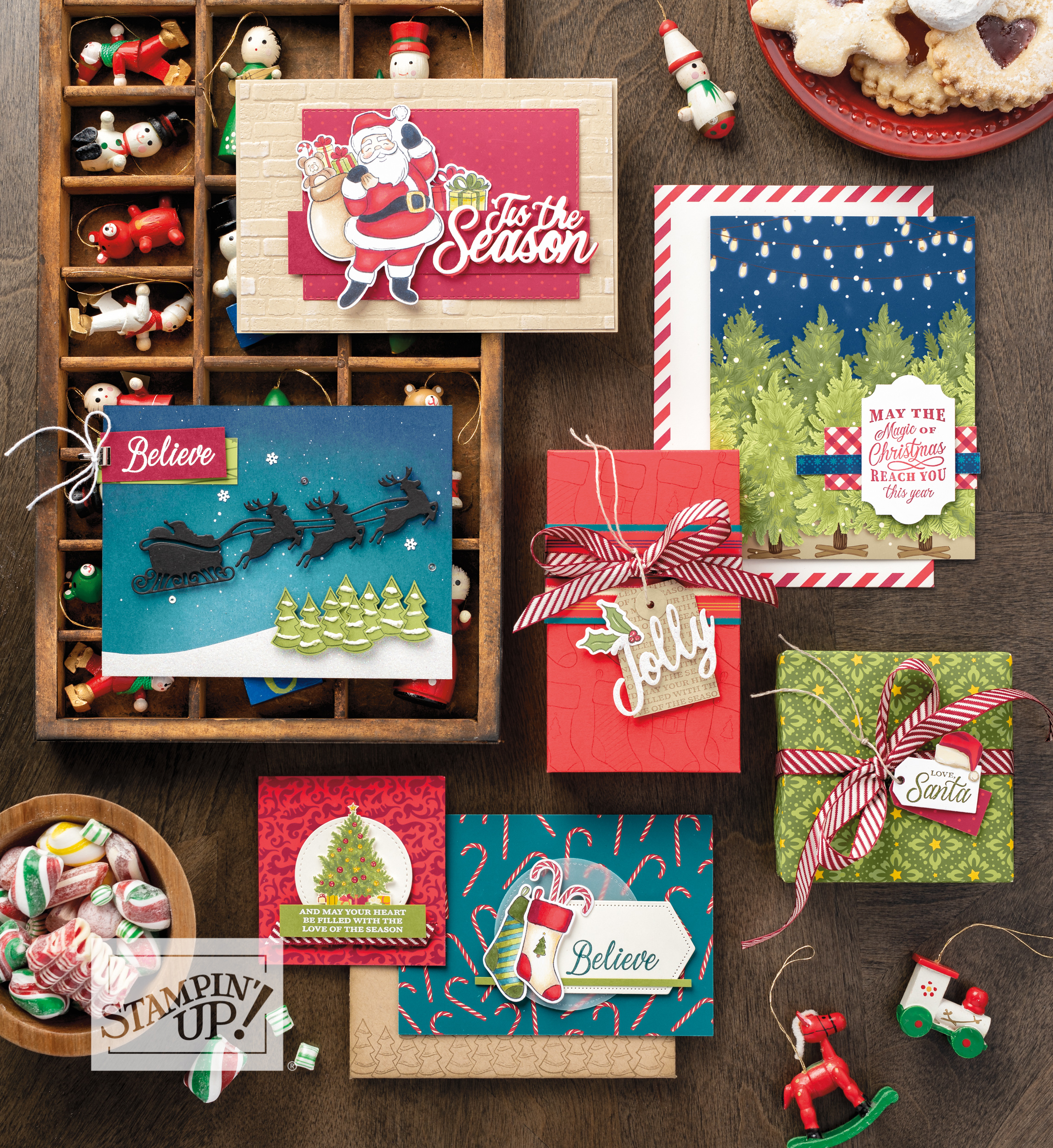 Christmas Cards featuring Santa Claus