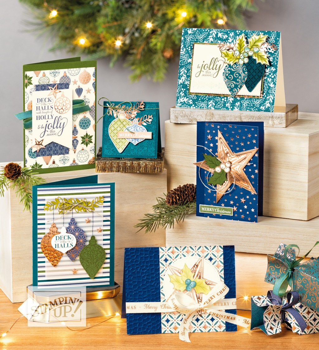 These cards are definitly showcasing the Brightly Gleaming&nbsp;Suite