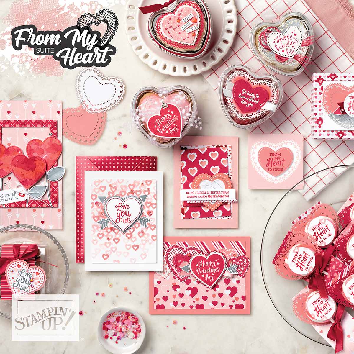From my Heart Suite Mini Shadow Box Class to Go Kit