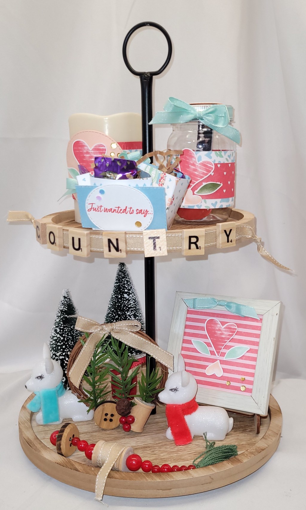 Country Home Tiered Tray&nbsp;Decor