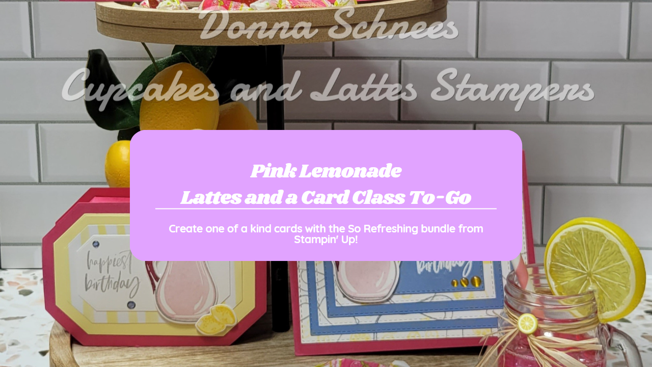 July Lattes and a Card Class To-Go