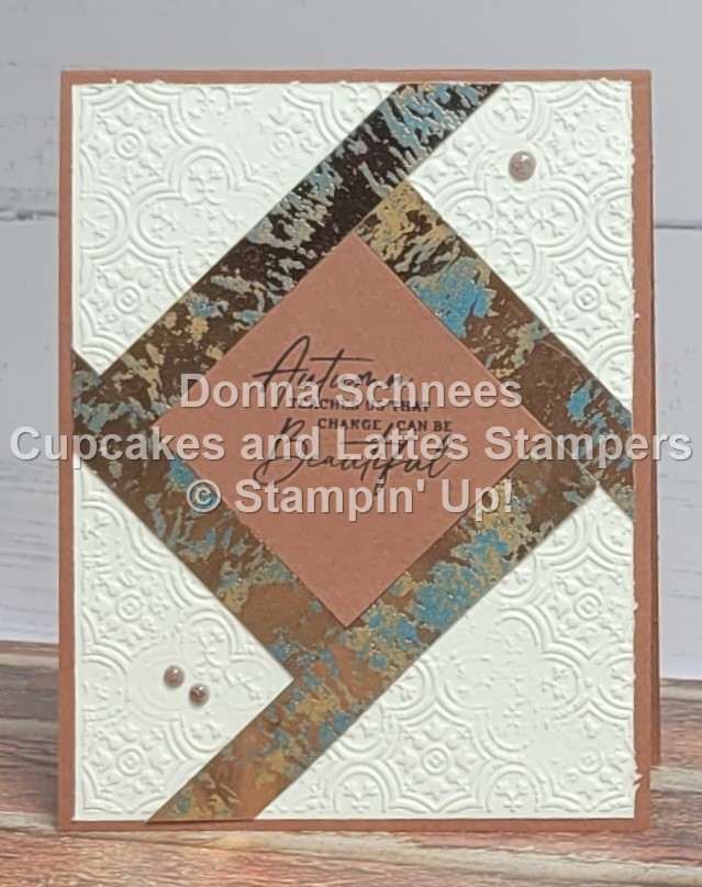 Stamping with Friends Blog Hop-Fractured&nbsp;Card