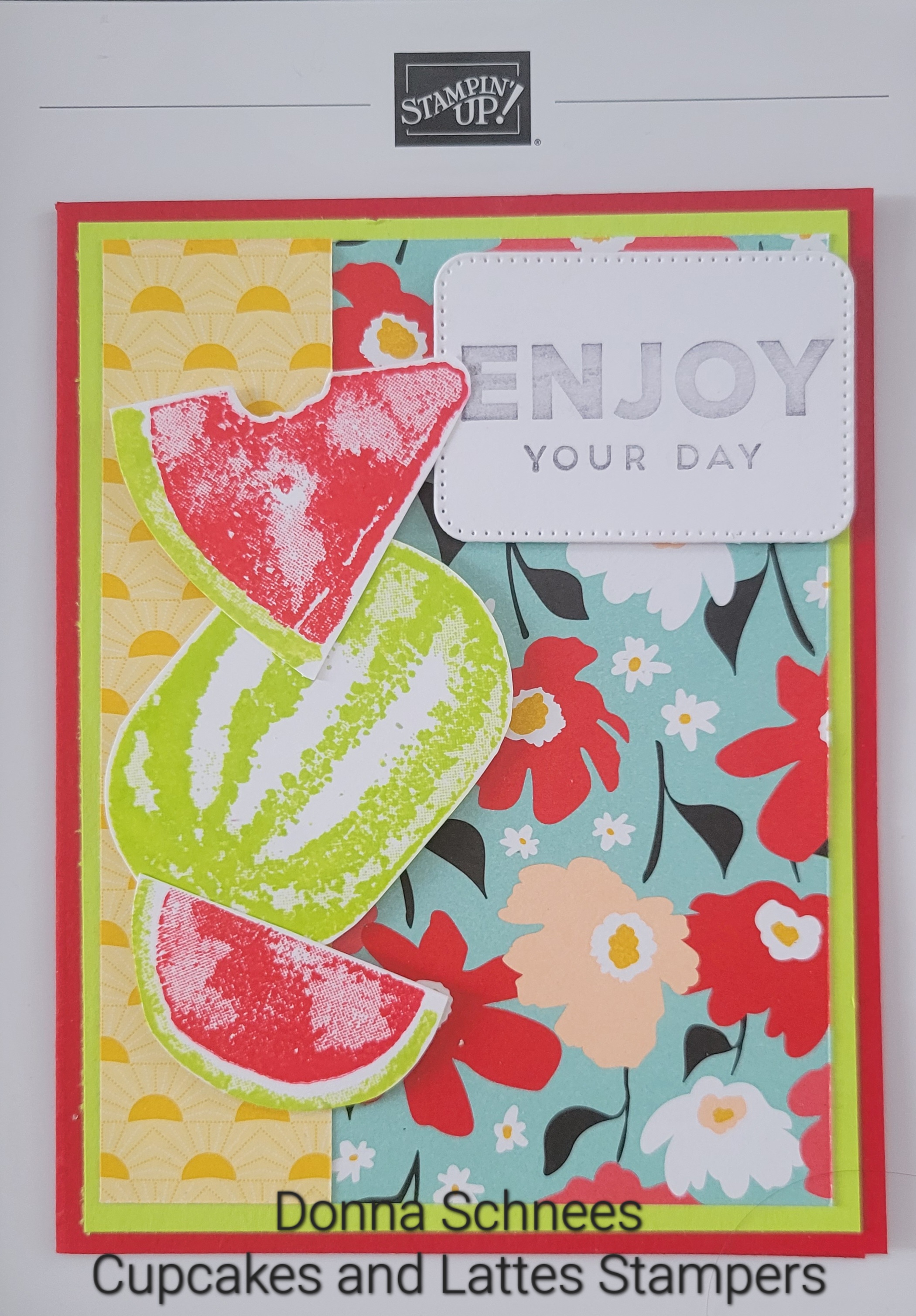 Enjoy Your Day Card Features Three Sale-a-Bration Items