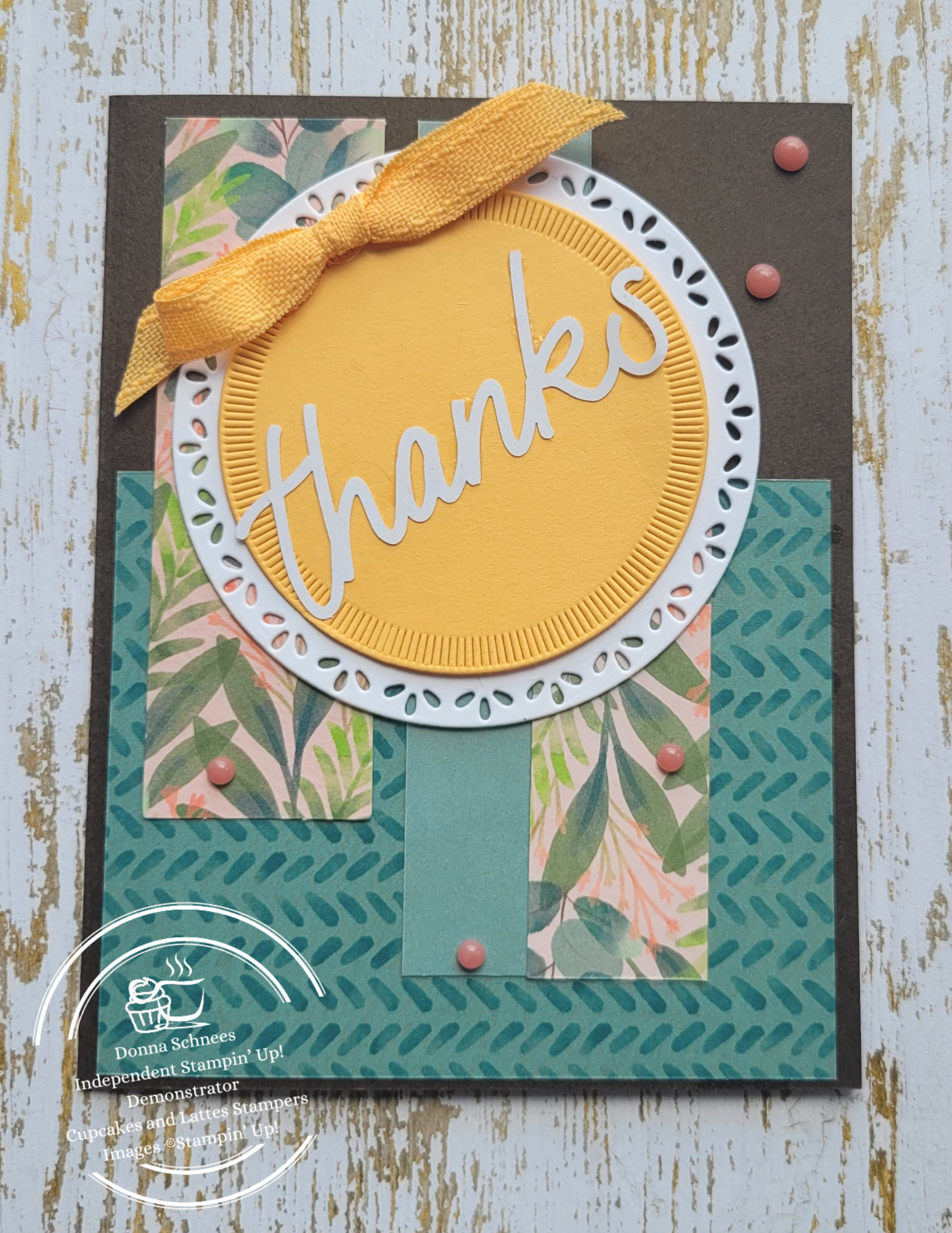 Create Unique Thank You Cards with Leftover DSP Strips