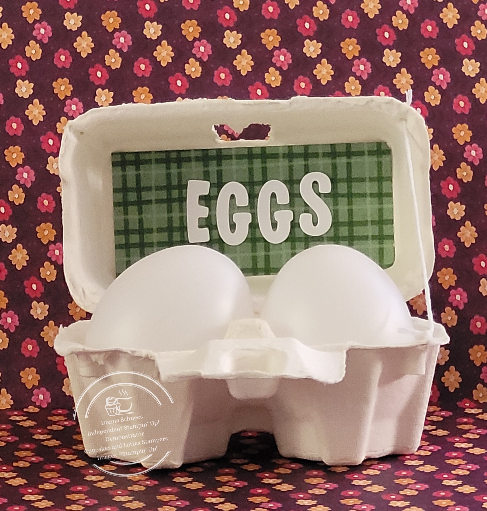 Farmer’s Market Tiered Tray Decor #3-Carton of Eggs