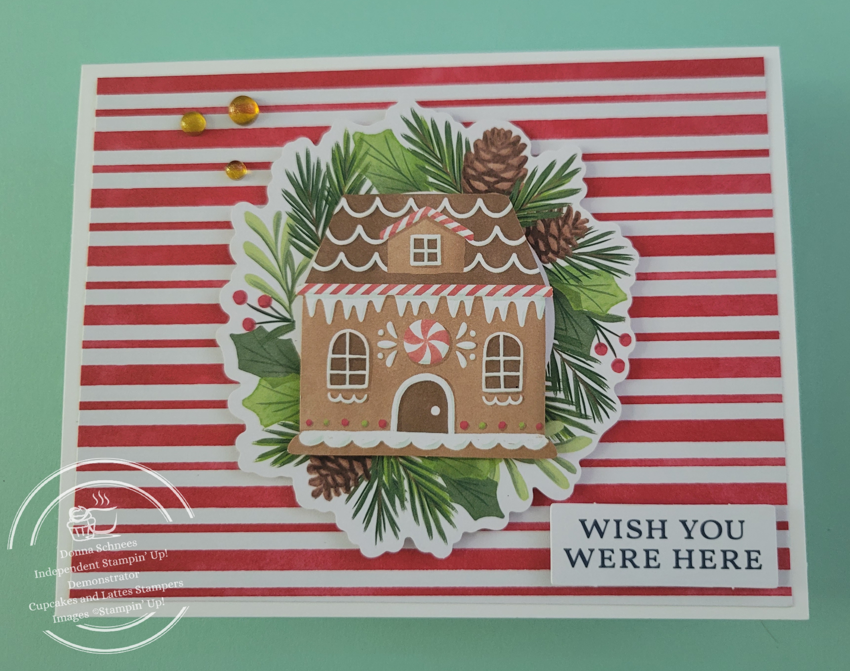 Holiday Card Series: Gingerbread Wreath Design