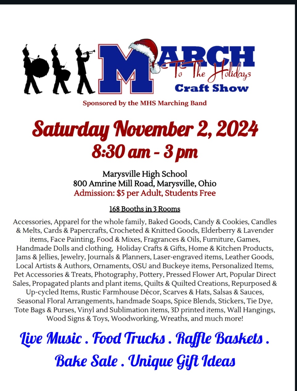 March to the Holidays 8th Annual Craft Show