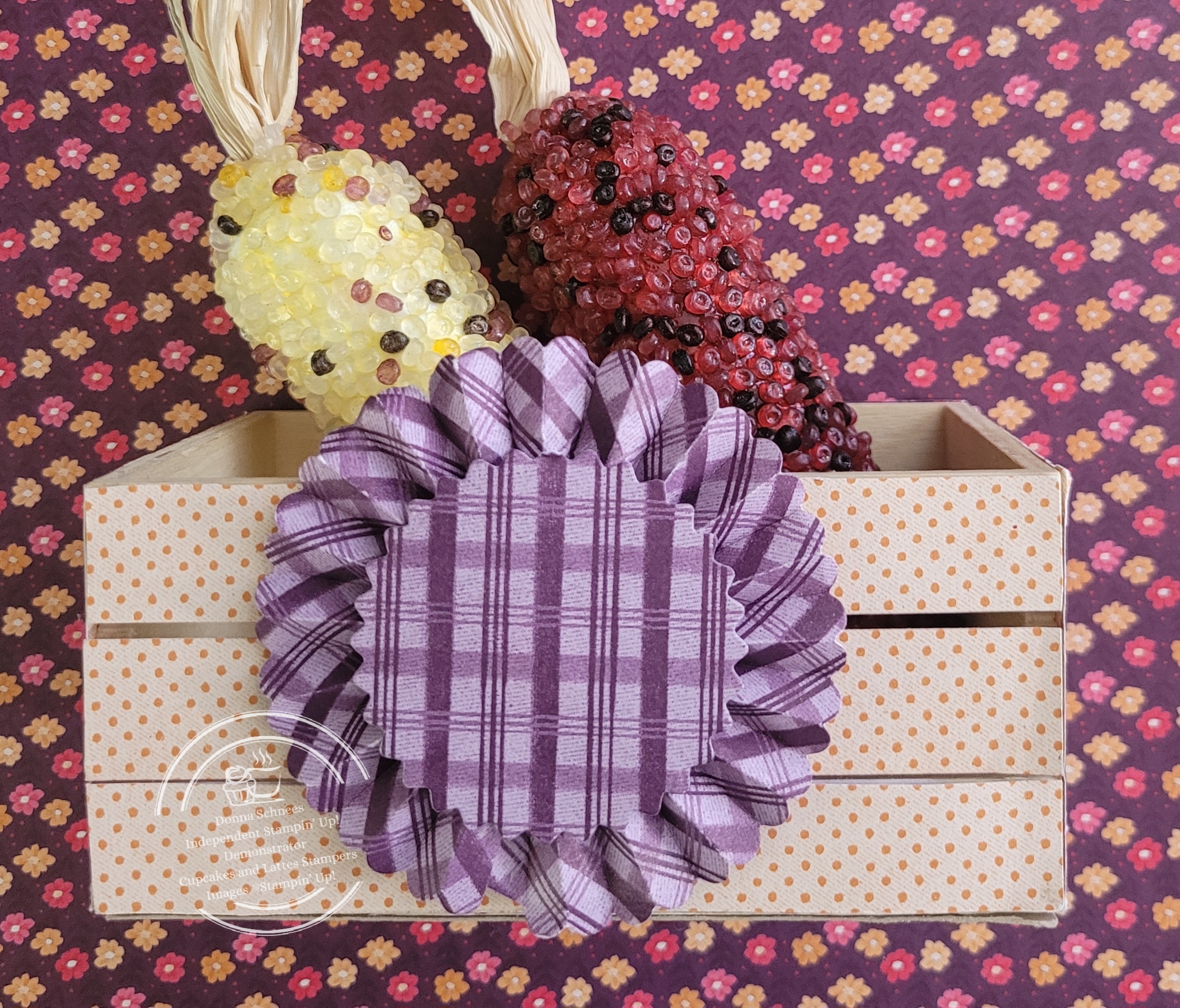 Farmer’s Market Tiered Tray Decor #2-Mini Corn Crate