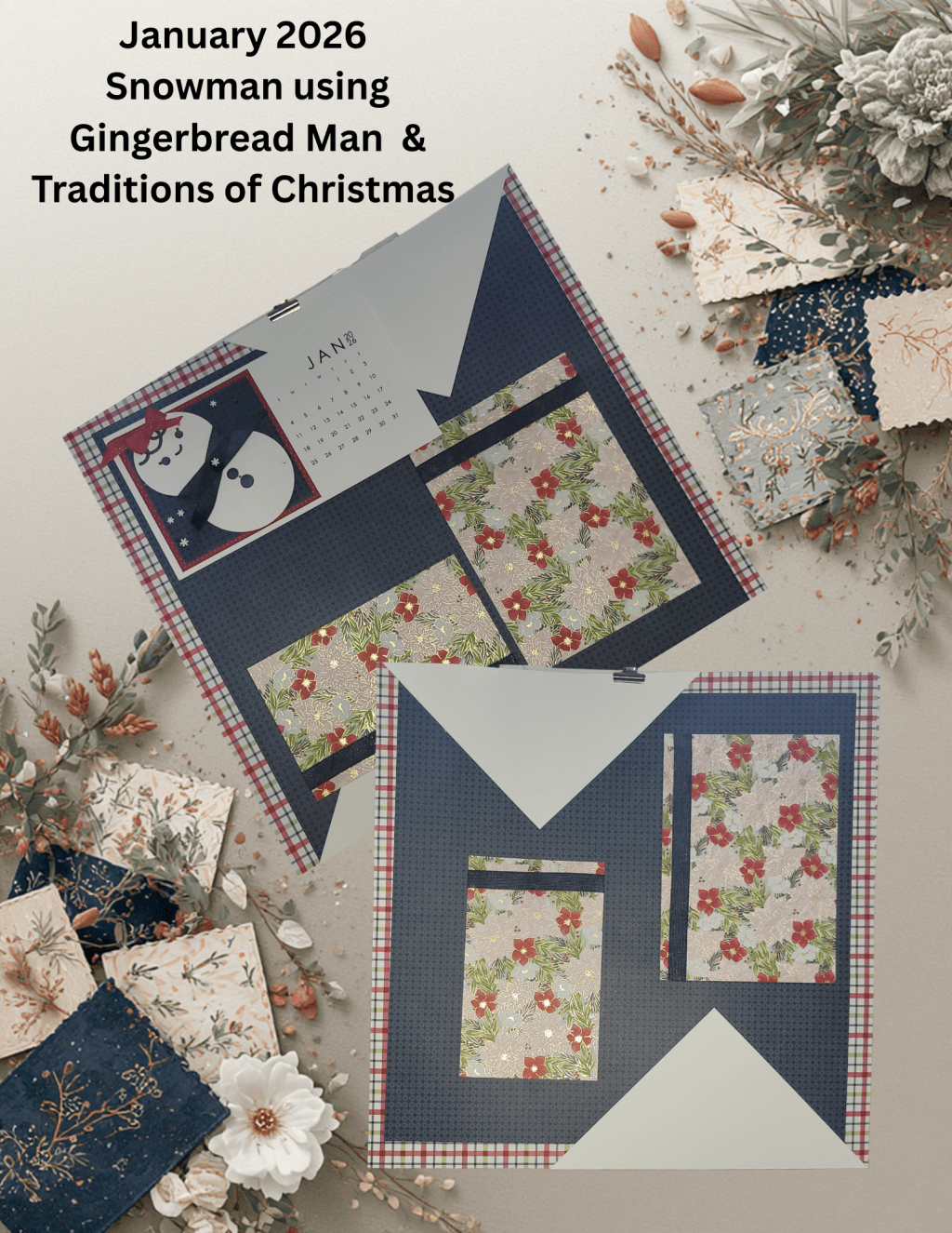 Scrapbook pages of&nbsp;Winter