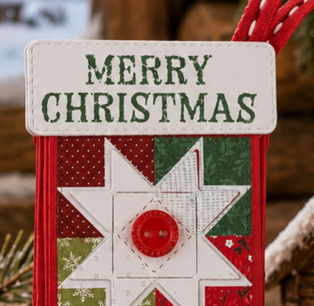 Merry Christmas Stocking Ornament Candy Box