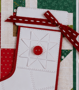 Cozy Christmas Stocking Card with the Stitched Stocking&nbsp;Suite