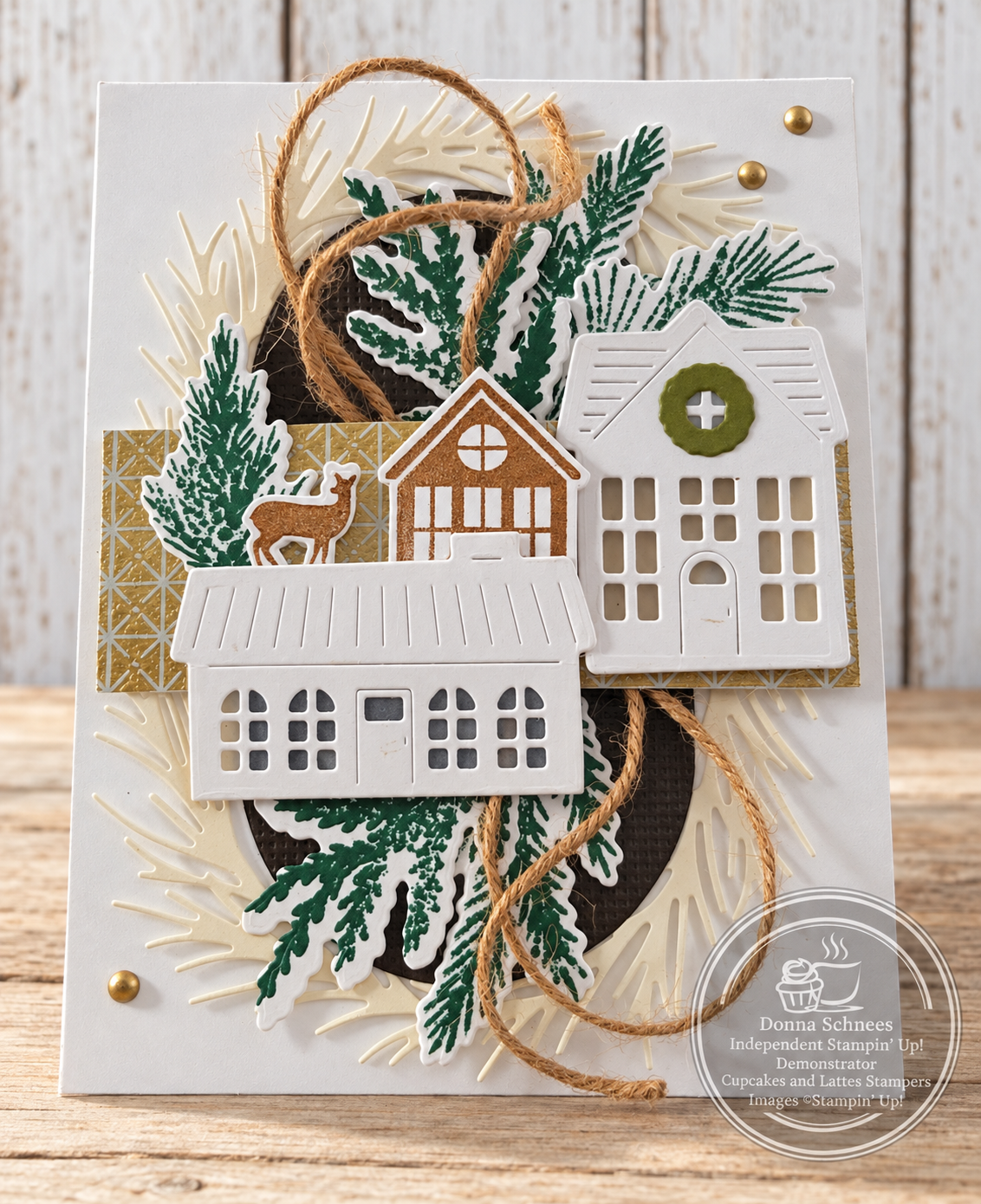 Four Cozy Christmas Cards from My Neutral Noel Retreat in a Box